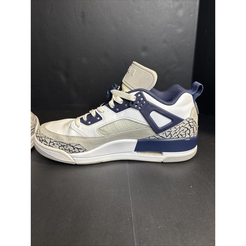 Size 8.5 - Air Jordan Spizike Low White Midnight Navy - Picture 5 of 16